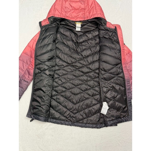 Lole Women's Small Puffer Jacket Falcon Style Hood Light Weight Multi Color - Picture 4 of 12